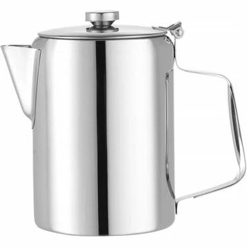 Koffie-/Theekan | RVS | 1.4L | Met Deksel | Ø126x185(h)mm, Verzenden, Nieuw in verpakking