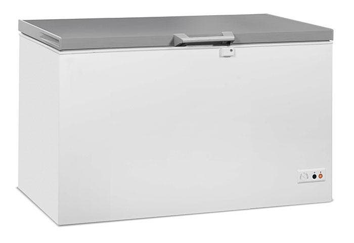 Vrieskist Rvs Deksel 407 liter, Zakelijke goederen, Horeca | Keukenapparatuur, Koelen en Vriezen, Verzenden