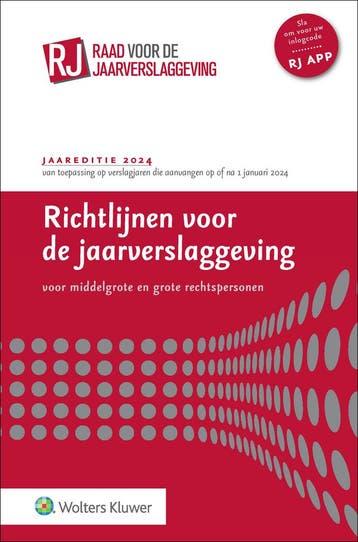 Richtlijnen voor de jaarverslaggeving, middelgrote en grote, Boeken, Economie, Management en Marketing, Verzenden, Gelezen