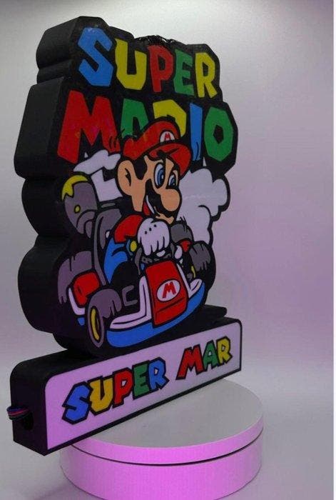 Super Mario Kart themed decorative light boards - POS, Games en Spelcomputers, Spelcomputers | Overige Accessoires