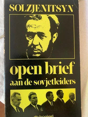 Open brief aan de sovjetleiders - Solzjenitsyn, Boeken, Verzenden, Nieuw
