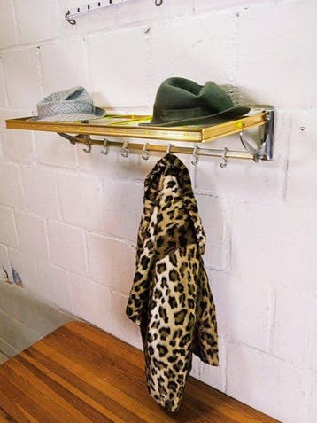Kapstok - Vintage hanger - Aluminium, Legering, Messing