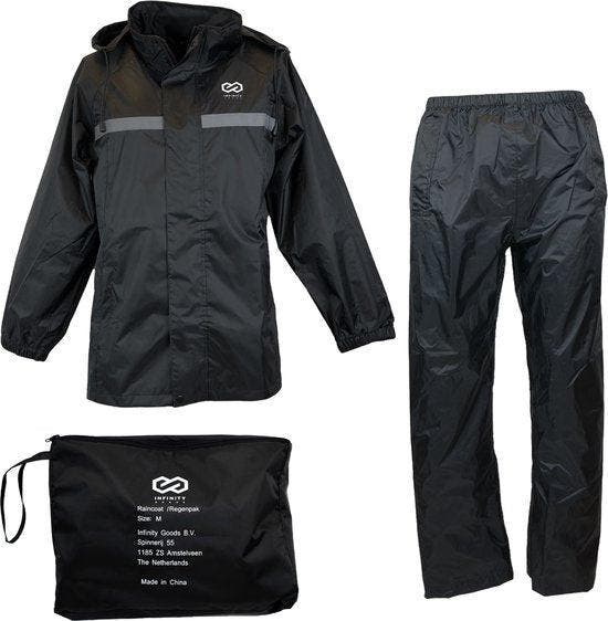2dekans | Infinity Goods Regenpak - Dames & Heren - Maat S -, Kleding | Heren, Jassen | Zomer, Ophalen of Verzenden