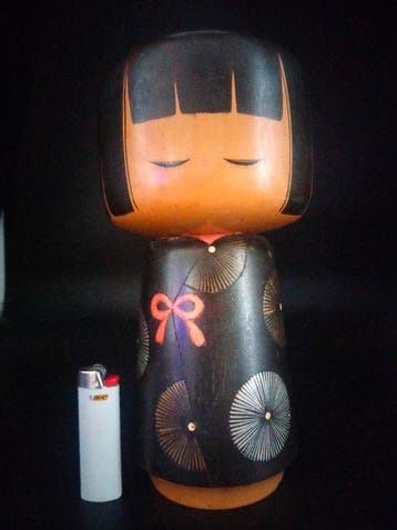 Tsuneyuki - Beeldje, prachtige kolossale vintage Japanse