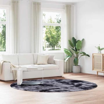 vidaXL Hoogpolig vloerkleed NAVARRA 240x240 cm polyester, Verzenden, Nieuw