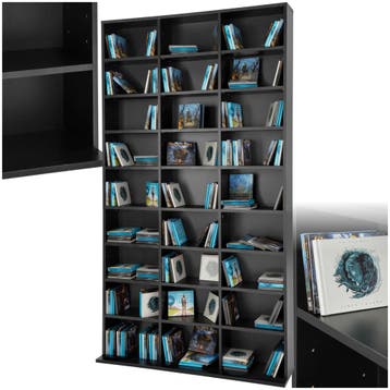 Kast Christel 180x102x23,5cm - zwart, Verzenden, Nieuw