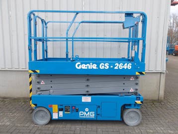 Veiling: Schaarhoogwerker Genie GS-2646 9.92m Elektrisch 201, Ophalen