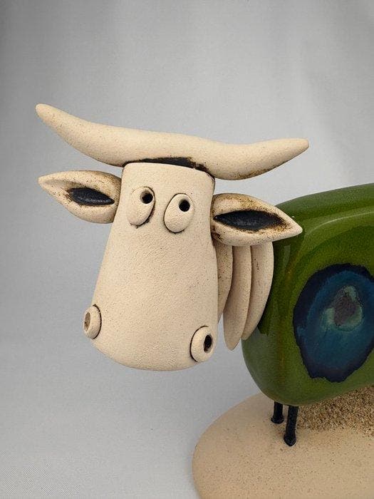 Mario Klara (1973) - Cow, Antiquités & Art, Art | Objets design