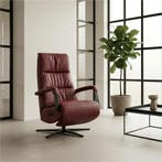 Leren elektrisch relaxfauteuil Core - Massif Rubino, Huis en Inrichting, Bohemian, Industrieel, Modern, Scandinavisch, Nieuw, Ophalen of Verzenden