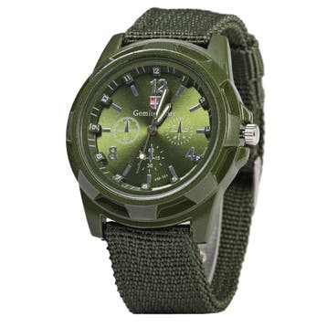 Fako - Horloge - Army - Groen, Verzenden, Nieuw