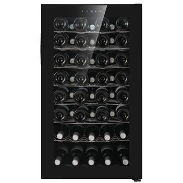 Wijnkoelkast | 130L (56x 75cl) | Zwart | 1 Zone |, Verzenden, Nieuw in verpakking
