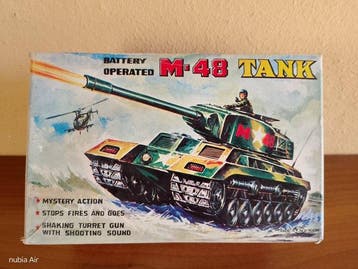 Model militair voertuig - M-48 Tank - Zeldzaam: