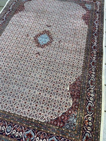 Vintage Indo Mahi - Gereinigd - handgeknoopt - wol - Tapijt, Huis en Inrichting, Nieuw
