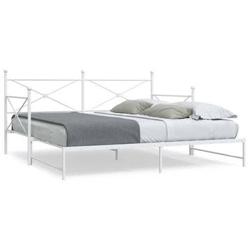 vidaXL Slaapbank met onderschuifbed zonder matras 100x190 cm, Verzenden, Nieuw