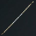 Armband - 18 karaat Geel goud - 0.35ct. tw. Diamant, Handtassen en Accessoires, Armbanden, Nieuw