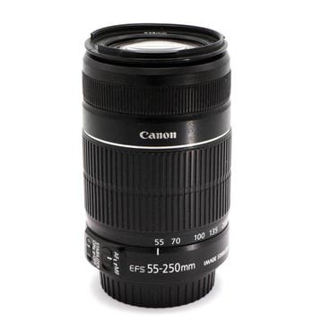 Canon EF-S 55-250mm F/4-5.6 IS II Telelens met filter, Nieuw
