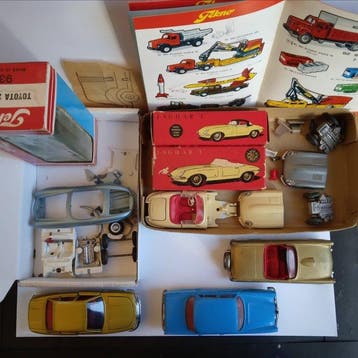 Tekno 1:48 - Model sportwagen - Lot de 6 autos + catalogue +, Nieuw
