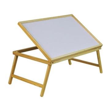 Houten bedtafeltje met verstelbaar blad, Ophalen of Verzenden
