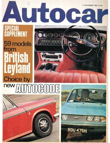 1969 AUTOCAR MAGAZINE 3852 ENGELS, Nieuw