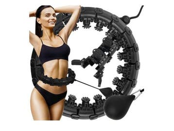 Veiling - Trizand Hula hoepel met massager + gewicht, Nieuw