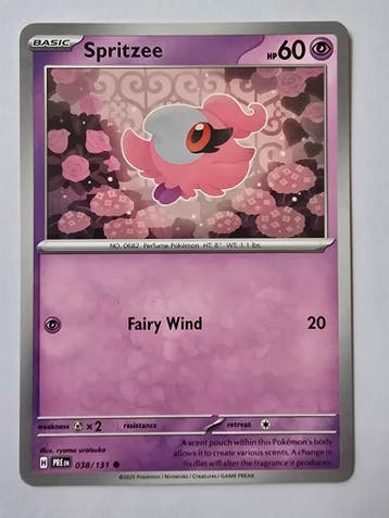 SPRITZEE (PRISMATIC EVOLUTIONS 038/131) (TRADING CARD)