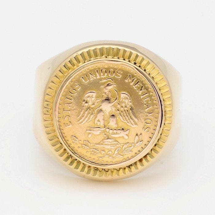 Ring - 18 karaat Geel goud - Munt, Bijoux, Sacs & Beauté, Bagues