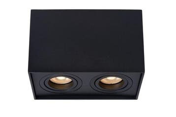 Lucide BOX - Plafondspot 2xGU10 Zwart Kantelbaar, Verzenden, Nieuw