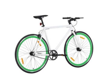 Veiling - Stadsfiets Wit Groen 55 CM B keuze*, Nieuw