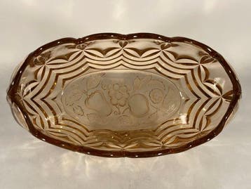 Jardinière - Glas - art-deco, Antiek en Kunst