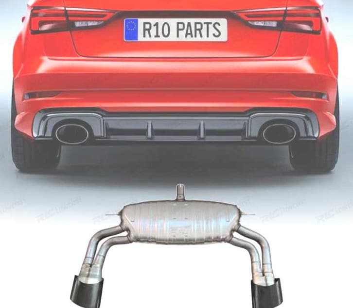 SILENCIEUX DECHAPPEMENT POUR AUDI A3 S LINE HATCHBACK 17-20, Autos : Pièces & Accessoires, Systèmes d'échappement, Envoi