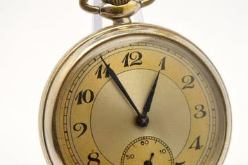 Vintage Germany - Art Deco mechanical pocket watch -