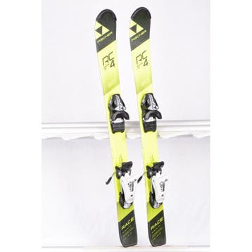 100 kinder skis FISCHER RC4 RACE Jr, yellow/black + Fischer, Sport en Fitness, Verzenden, Gebruikt, Fischer