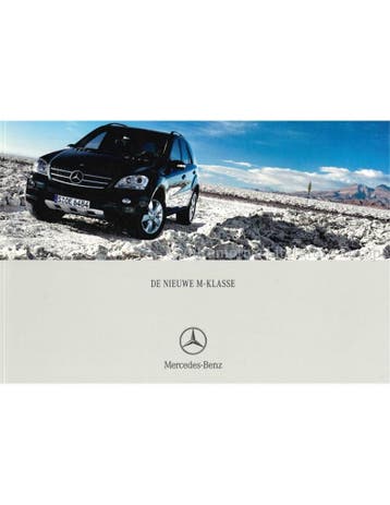 2006 MERCEDES BENZ M KLASSE BROCHURE NEDERLANDS