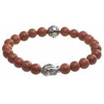 Fako Bijoux - Buddha Armband - Bal - Bruin Glitter, Handtassen en Accessoires, Armbanden, Verzenden, Nieuw