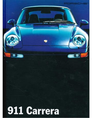 1995 PORSCHE 911 CARRERA HARDCOVER BROCHURE DUITS