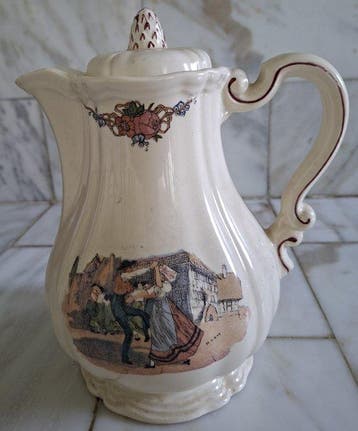 Sarreguemines - Koffieservies (9) - Aardewerk - Model