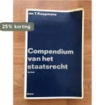 Compendium van het staatsrecht 9789026817212 Koopmans, Verzenden, Koopmans