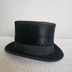 Doos - Hoge hoed - Burton - Leder, vilt en zijde, Antiek en Kunst