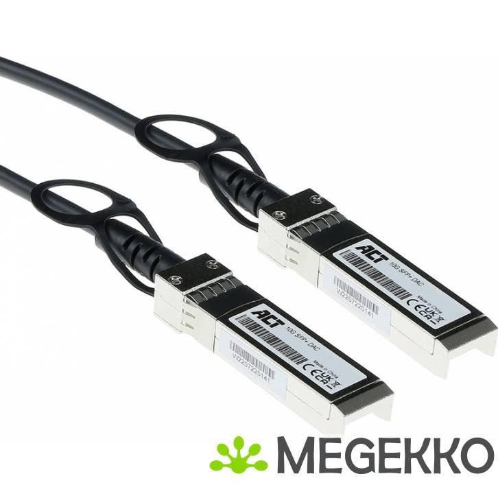 ACT 3 m SFP+- SFP+ Passieve DAC Twinax kabel gecodeerd voor, Computers en Software, Pc- en Netwerkkabels, Nieuw, Verzenden