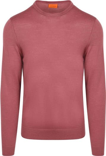 Suitable Merino Pullover Mauve maat Maat 52/54 (L) Heren, Maat 52/54 (L), Verzenden, Nieuw, Suitable