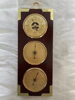 Objets maritimes - Vintage .Thermomètre-baromètre réalisé en, Antiquités & Art
