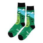 Sokken Katoen - Golfbaan Print - Groen Zwart - Maat 38-45, Kleding | Dames, Nieuw
