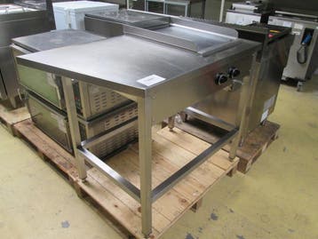 RVS werktafel met ingebouwde spiegelbakplaat 380V, Ophalen of Verzenden, Nieuw in verpakking