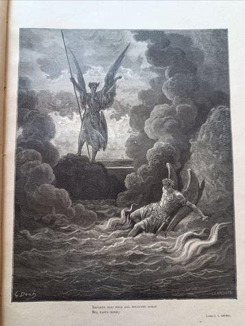 John Milton/Gustave Dore - Il Paradiso Perduto - 1881