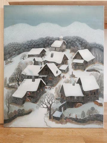 Baumgarten (X - Village sous la neige, Antiquités & Art