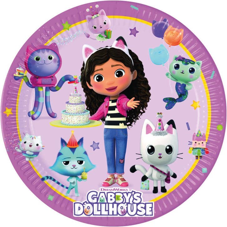 GabbyS Dollhouse Borden 23cm 8st, Hobby & Loisirs créatifs, Articles de fête, Envoi
