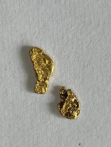 Goud Goud nugget- 0.3 g - (2)