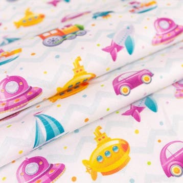 6 × 1,40 meter Leuke digitale bedrukte stof voor kinderen -