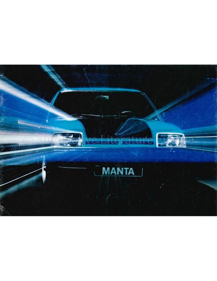 1976 OPEL MANTA BROCHURE NEDERLANDS, Livres, Autos | Brochures & Magazines