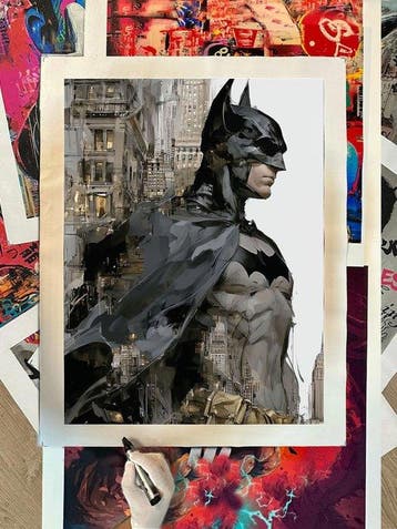 Canvas Fit - Alberto Ricardo - Superman, mítico super héroes, Verzamelen, Nieuw